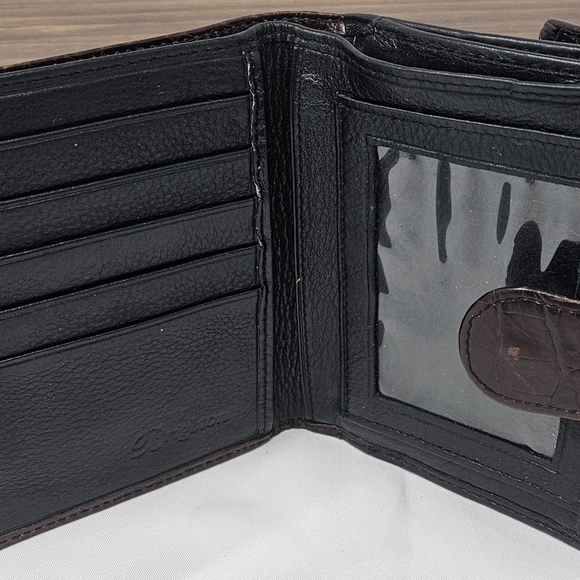 Brighton reptile print brown small wallet - Picture 3 of 7